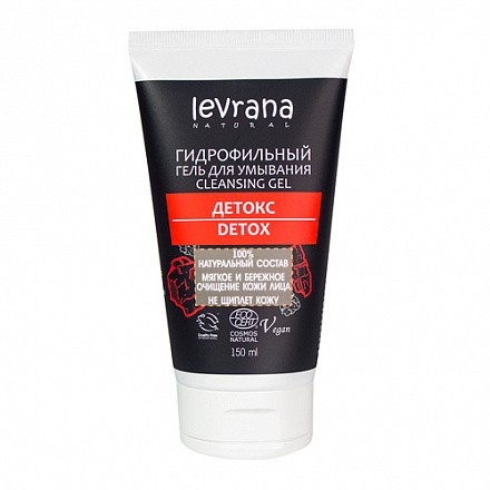Гель для умывания &amp;quot;Детокс&amp;quot; гидрофильный, 150мл. (Levrana)