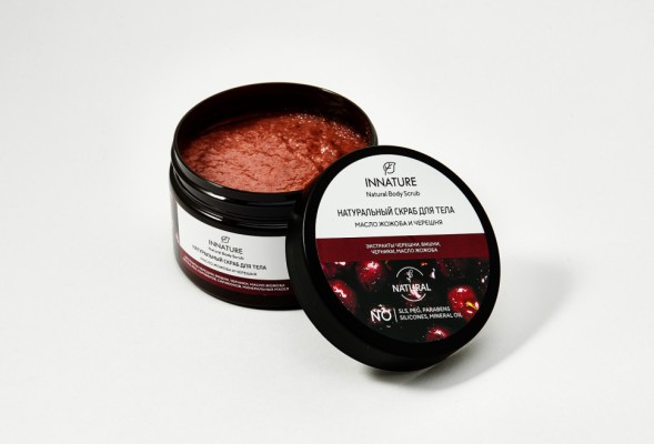 INNATURE Скраб для тела &amp;quot;Масло жожоба и черешня&amp;quot;, 250 мл