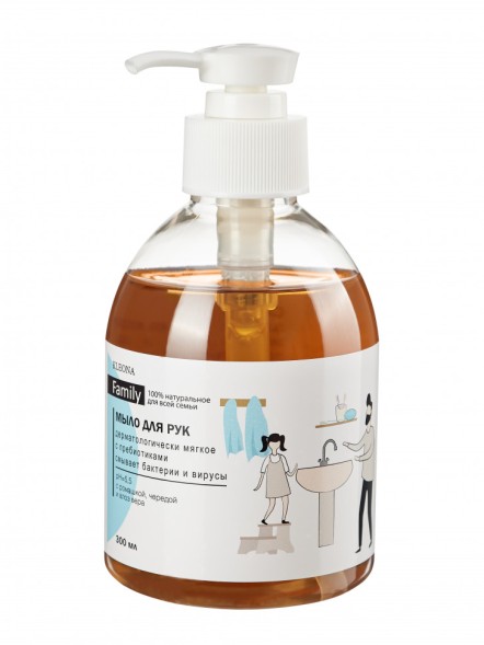 Kleona Жидкое мыло для рук, 300 мл - Family