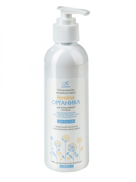 Kleona Интимное мыло &amp;quot;Femina-ОРГАНИКА&amp;quot;, 200 мл