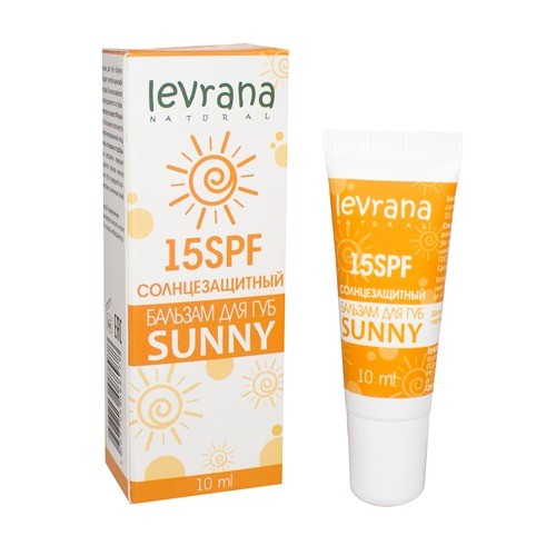 Бальзам для губ SUNNY, SPF 15, 10мл. (Levrana)