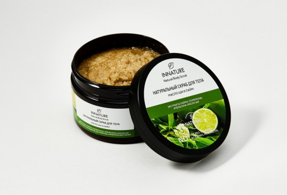 INNATURE Скраб для тела &amp;quot;Масло ши и лайм&amp;quot;, 250 мл