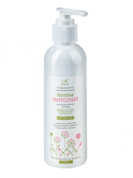 Kleona Интимное мыло &amp;quot;Femina-ФИТОЛИЯ&amp;quot;, 200 мл