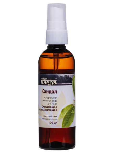 Цветочная вода Сандал, 100мл. (Aasha Herbals)