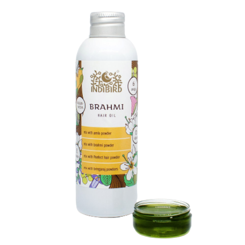 Масло для волос Брами Тайлам (Brahmi Thailam Hair Oil), 150мл. Снятие усталости, релакс, питание волос. (Indibird)