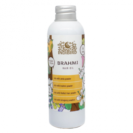 Масло для волос Брами Тайлам (Brahmi Thailam Hair Oil), 150мл. Снятие усталости, релакс, питание волос. (Indibird) 