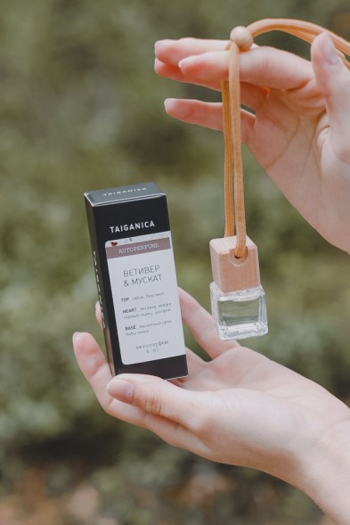 Автопарфюм &amp;quot;Ветивер и мускат&amp;quot; 6 мл. ТМ TAIGANICA