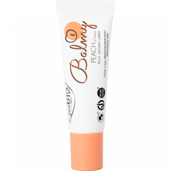 PuroBio Бальзам для губ Balmy Персик, 10 мл