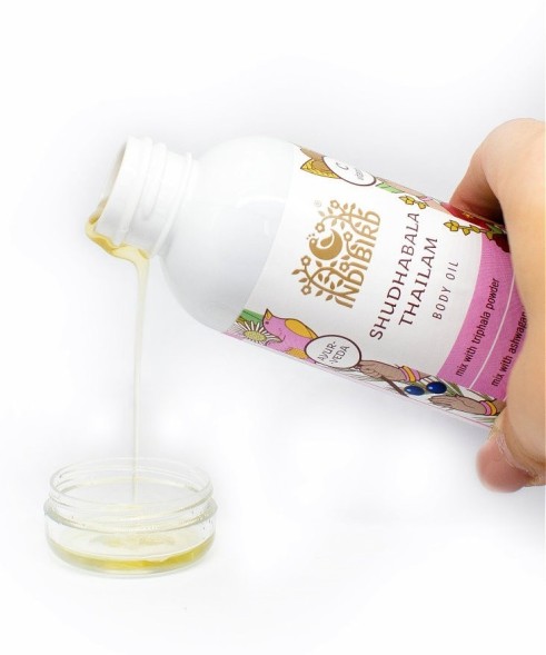 Масло Шудхабала Тайлам (Shudhabala Thailam Oil), 150мл. Для мышц - дает силу и крепость (IndiBird)