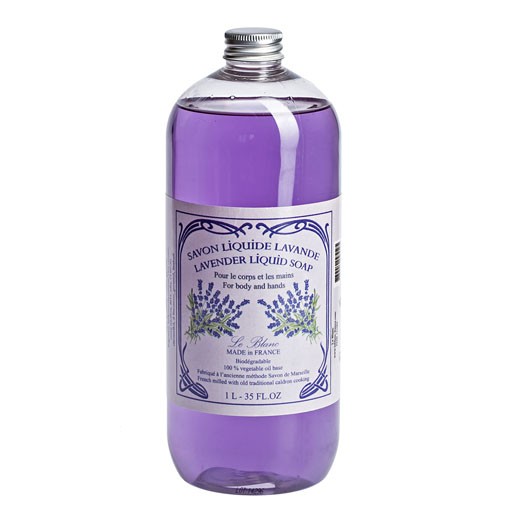Мыло жидкое &amp;quot;Лаванда&amp;quot; без дозатора, 1л. (Le Blanc)