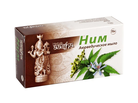 Мыло Ним, 75гр. (Aasha Herbals)