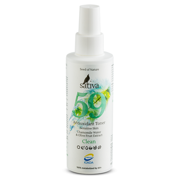 Sativa №59 Тоник для лица антиоксидантный, 150 мл