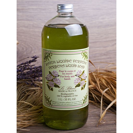 Мыло жидкое &amp;quot;Вербена&amp;quot; без дозатора, 1л. (Le Blanc)