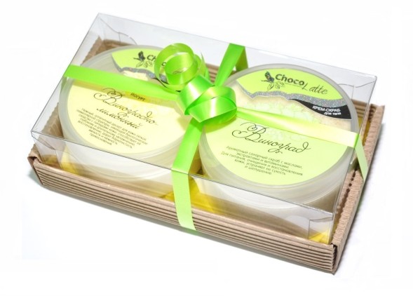 Подарочный набор №12 для тела ВИНОГРАД, (ТМ Сhocolatte)