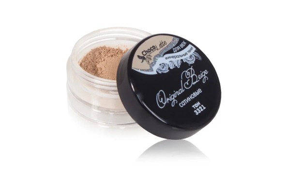 Тени минеральные для век тон 3321 Original Beige/ сатиновые, TM ChocoLatte, 3 мл/1,2гр