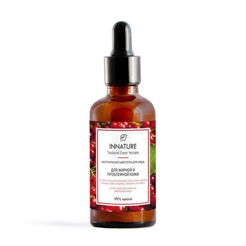 INNATURE Сыворотка для лица для жирной и проблемной кожи, 50 мл