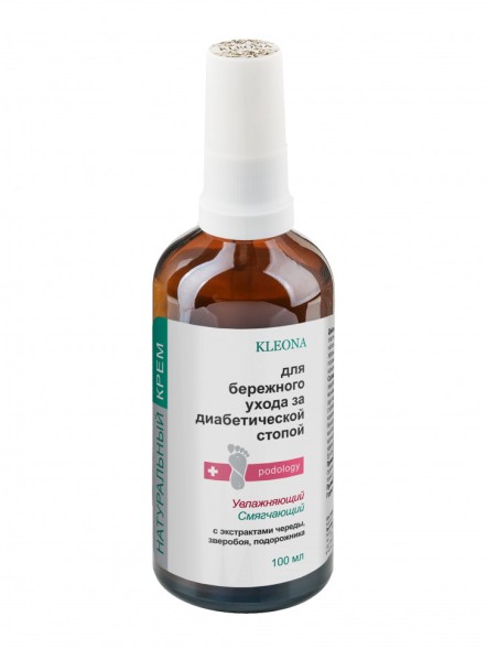 Kleona Крем для бережного ухода за диабетической стопой, 100 мл