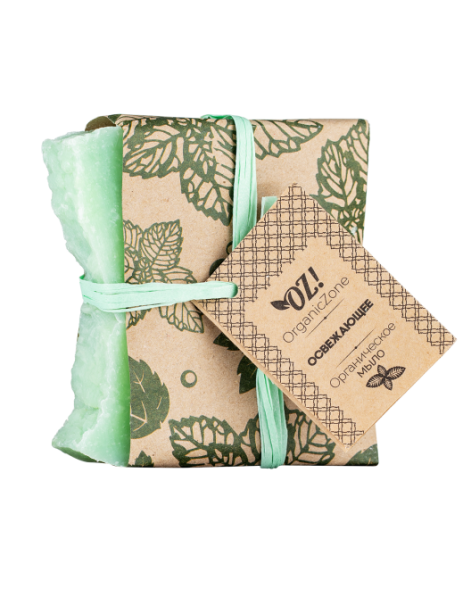 OrganicZone Мыло натуральное &amp;quot;Освежающее&amp;quot;, 100 гр