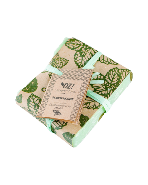 OrganicZone Мыло натуральное &amp;quot;Освежающее&amp;quot;, 100 гр