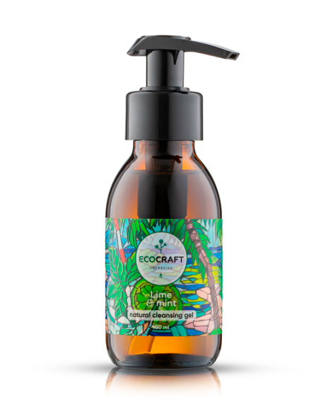 EcoCraft Гель для умывания для жирной и проблемной кожи Лайм и мята, 100 мл