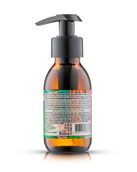 EcoCraft Гель для умывания для жирной и проблемной кожи Лайм и мята, 100 мл