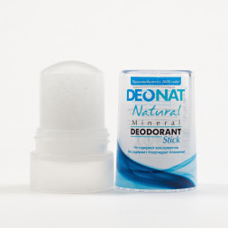 Натуральный дезодорант-кристалл ДеоНат, чистый плавленый стик, 40г. (DeoNat)
