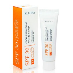 Kleona 7.4 Солнцезащитный крем для лица SPF 30, 30 мл