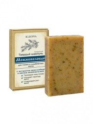 Kleona Твердый шампунь для волос "Можжевеловый", 80 гр