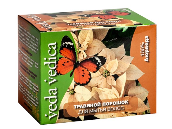 Травяной порошок для мытья волос, 100гр. (Veda Vedica)