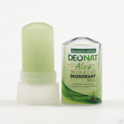 Натуральный дезодорант-кристалл ДеоНат с соком алоэ, 60г. (DeoNat)