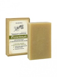 Kleona Твердый шампунь для волос "Репейный", 80 гр