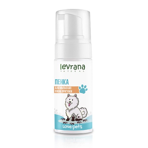Пенка для мытья лап после прогулки &amp;quot;Love Pets&amp;quot;, 150мл. (Levrana)