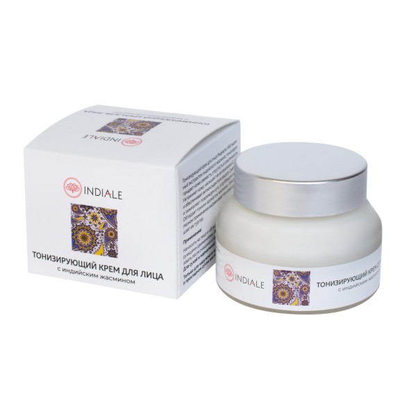 Тонизирующий крем для лица с индийским жасмином, 50гр. (Indiale)
