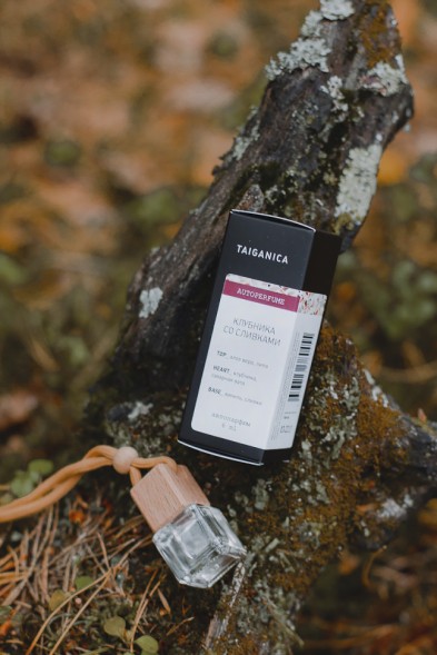 Автопарфюм &amp;quot;Клубника со сливками&amp;quot; 6 мл. ТМ TAIGANICA