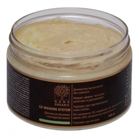 Nano Organic Ковошинг для волос от выпадения, 300 мл