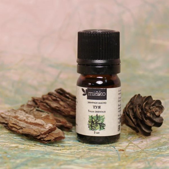 Туя эфирное масло 5 мл, органик, МиКо