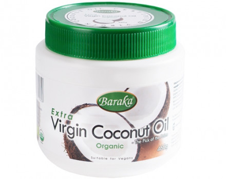 Кокосовое масло  Extra Virgin, 500мл (Baraka)