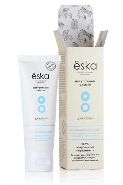 ESKA Лубрикант на водной основе натуральная интимная смазка, 75 мл