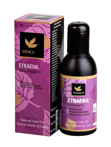 Травяное массажное масло от растяжек и рубцов, 100мл. (Veda Vedica)