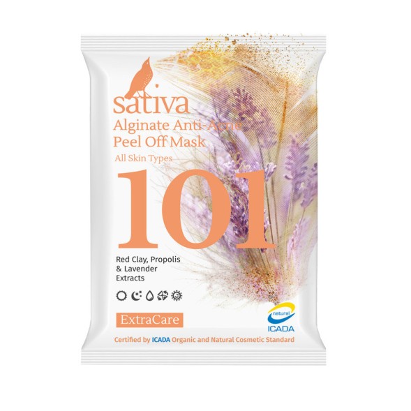 Sativa №101 Маска альгинатная АНТИ-АКНЕ, 15 гр