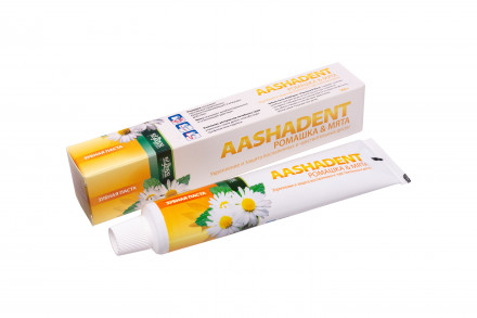 Зубная паста Aashadent  Ромашка-Мята, 100мл. (Aasha Herbals)