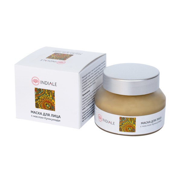 Маска для лица с маслом Кумкумади, 50гр. (Indiale)