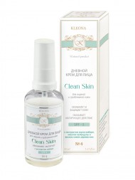 Kleona Крем для лица с матирующим эффектом дневной №4, 50 мл - Skin