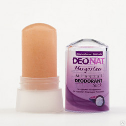 Натуральный дезодорант-кристалл ДеоНат с соком мангостина, 60г. (DeoNat)