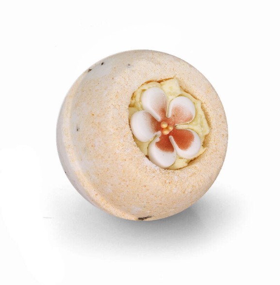 Десерт-шарик для ванн комбинированный &amp;quot;Абрикосовый цвет&amp;quot;, 140гр. ТМ Берегиня