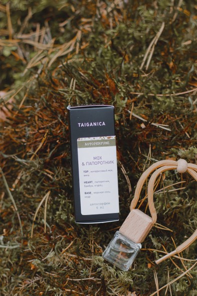 Автопарфюм &amp;quot;Мох и папоротник&amp;quot; 6 мл. ТМ TAIGANICA