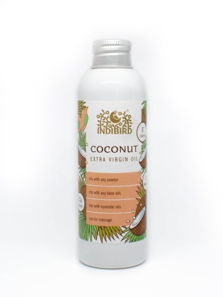 Кокосовое масло первого холодного отжима Virgin, 150мл. (IndiBird)
