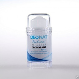 Натуральный дезодорант-кристалл ДеоНат, стик вывинчивающийся, 80г. (DeoNat)