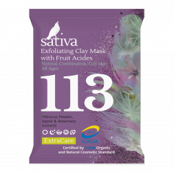 Маска-гоммаж с фруктовыми кислотами №113, 15гр. (Sativa)