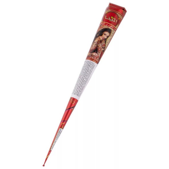 Хна для мехенди в конусе красная, 40гр. (Elina)